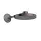 Axor One Showerhead 280 2-Jet With Showerarm Trim, 2.5 Gpm In Brushed Black Chrome, 48481341
