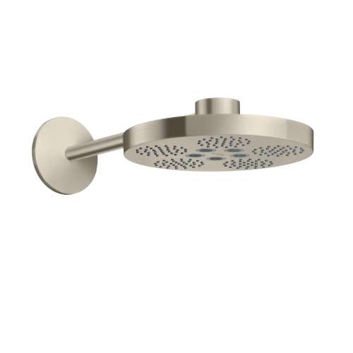 Axor One Showerhead 280 2-Jet With Showerarm Trim, 2.5 Gpm In Brushed Nickel, 48481821