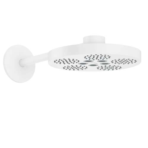 Axor One Showerhead 280 2-Jet With Showerarm Trim, 1.75 Gpm In Matte White, 48482701