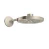 Axor One Showerhead 280 2-Jet With Showerarm Trim, 1.75 Gpm In Brushed Nickel, 48482821