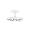 Axor One Showerhead 280 2-Jet With Ceiling Mount Trim, 1.75 Gpm In Matte White, 48484701
