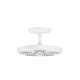 Axor One Showerhead 280 2-Jet With Ceiling Mount Trim, 1.75 Gpm In Matte White, 48484701