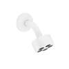 Axor One Showerhead 75 1-Jet, 1.75 Gpm In Matte White, 48497701