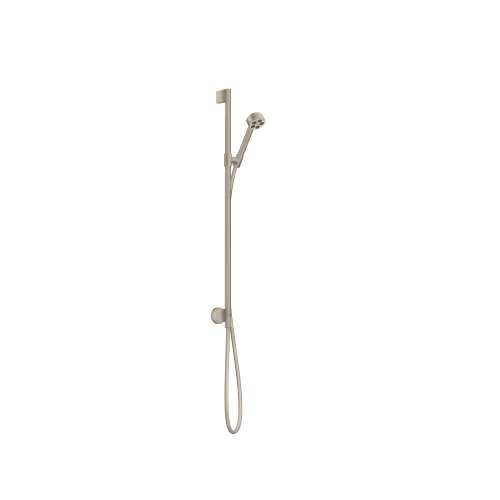 Axor One Wallbar Set 75 1-Jet With Wall Outlet, 2.5 Gpm In Brushed Nickel, 48791821