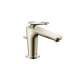 Axor Citterio C Single-Hole Faucet 90 Coolstart With Pop-Up Drain-Cubic Cut, 1.2 Gpm In Polished Nickel, 49011831