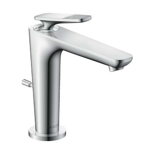 Axor Citterio C Single-Hole Faucet 125 Coolstart With Pop-Up Drain-Cubic Cut, 1.2 Gpm In Chrome, 49031001