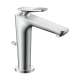 Axor Citterio C Single-Hole Faucet 125 Coolstart With Pop-Up Drain-Cubic Cut, 1.2 Gpm In Chrome, 49031001