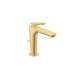 Axor Citterio C Single-Hole Faucet 125 Coolstart With Pop-Up Drain-Cubic Cut, 1.2 Gpm In Brushed Gold Optic, 49031251