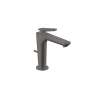 Axor Citterio C Single-Hole Faucet 125 Coolstart With Pop-Up Drain-Cubic Cut, 1.2 Gpm In Brushed Black Chrome, 49031341