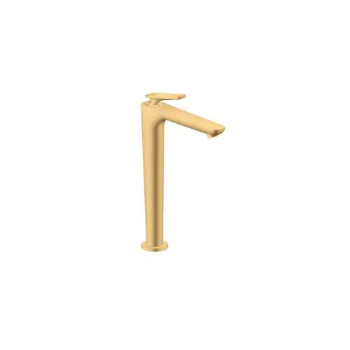 Axor Citterio C Single-Hole Faucet 250 Coolstart With Pop-Up Drain, 1.2 Gpm In Brushed Gold Optic, 49050251