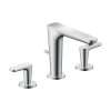 Axor Citterio C Widespread Faucet 125 With Pop-Up Drain, 1.2 Gpm In Chrome, 49060001