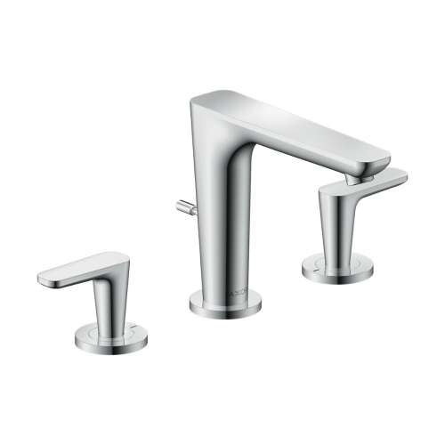 Axor Citterio C Widespread Faucet 125 With Pop-Up Drain, 1.2 Gpm In Chrome, 49060001