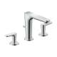 Axor Citterio C Widespread Faucet 125 With Pop-Up Drain, 1.2 Gpm In Chrome, 49060001
