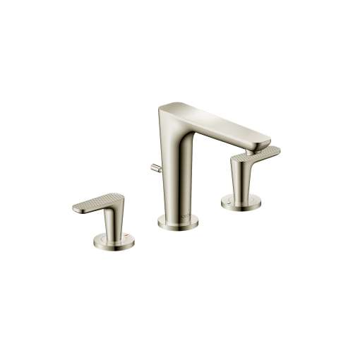Axor Citterio C Widespread Faucet 125 With Pop-Up Drain- Cubic Cut