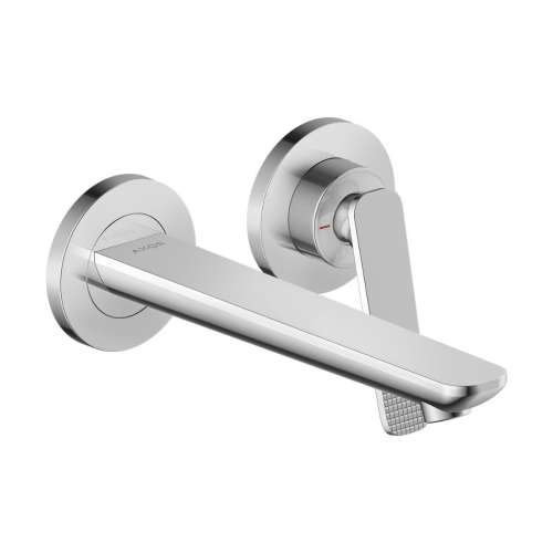 Axor Citterio C Wall-Mounted Single-Handle Faucet- Cubic Cut, 1.2 Gpm In Chrome, 49111001