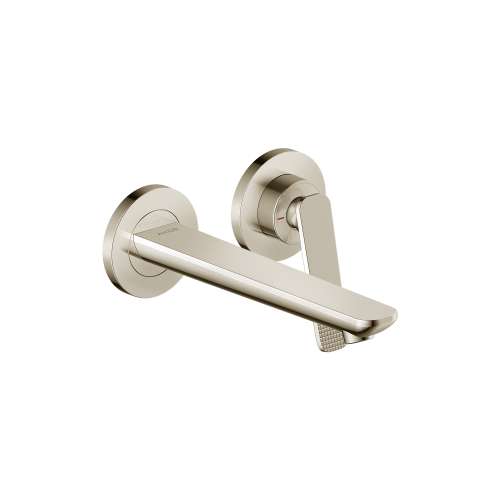 Axor Citterio C Wall-Mounted Single-Handle Faucet- Cubic Cut, 1.2 Gpm In Polished Nickel, 49111831