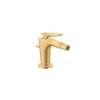 Axor Citterio C Single-Hole Bidet With Pop-Up Drain In Brushed Gold Optic, 49210251