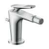 Axor Citterio C Single-Hole Bidet With Pop-Up Drain- Cubic Cut In Chrome, 49211001