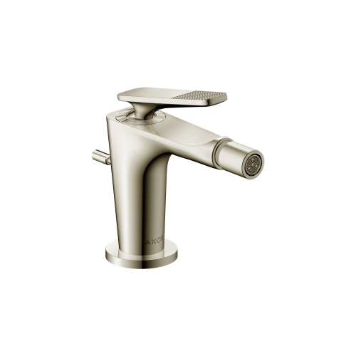 Axor Citterio C Single-Hole Bidet With Pop-Up Drain- Cubic Cut In Polished Nickel, 49211831