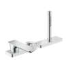 Axor Citterio C 3-Hole Roman Tub Set Trim With 1.75 Gpm Handshower And Sbox In Chrome, 49430001