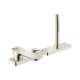 Axor Citterio C 3-Hole Roman Tub Set Trim With 1.75 Gpm Handshower And Sbox In Polished Nickel, 49430831