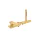 Axor Citterio C 3-Hole Roman Tub Set Trim With 1.75 Gpm Handshower And Sbox- Cubic Cut In Brushed Gold Optic, 49431251
