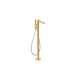 Axor Citterio C Freestanding Tub Filler Trim With 1.75Gpm Handshower In Brushed Gold Optic, 49440251