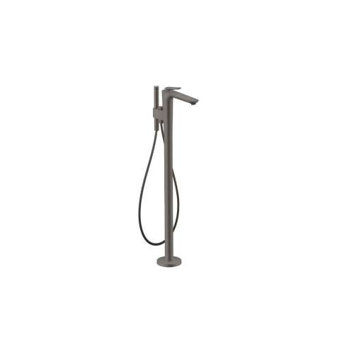 Axor Citterio C Freestanding Tub Filler Trim With 1.75Gpm Handshower In Brushed Black Chrome, 49440341
