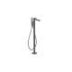 Axor Citterio C Freestanding Tub Filler Trim With 1.75Gpm Handshower In Brushed Black Chrome, 49440341
