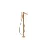 Axor Citterio C Freestanding Tub Filler Trim With 1.75Gpm Handshower- Cubic Cut In Brushed Bronze, 49441141