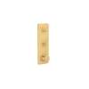 Axor Citterio C Thermostatic Module Trim 15" X 5" For 2 Functions- Cubic Cut In Brushed Gold Optic, 49701251