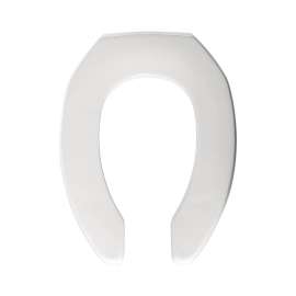 Commercial 2155CT 000 Plastic Elongated Toilet Seat in White