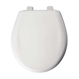 790TDGSL 000 Plastic Elongated Slow-Close Toilet Seat in White
