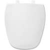 1240200 000 Plastic Round Toilet Seat in White