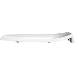 Commercial 295CT 000 Plastic Elongated Toilet Seat in White
