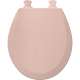 Wood Round Toilet Seat in Venetian Pink