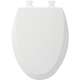 585EC 000 Wood Elongated Toilet Seat in White