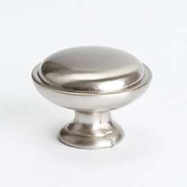 Knob 29mm Dome Top in Brushed Nickel
