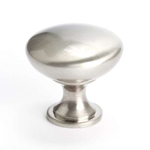 Knob 29mm Step Base in Brushed Nickel