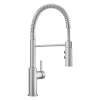 Catris Semi-Pro Pull-Down Dual-Spray Kitchen Faucet - PVD Steel, 401918