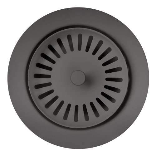 Color-Coordinated Metal Disposal Flange - Cinder, 240334