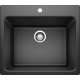 K-401920 22-in X 25-in Liven Granite Laundry Sink with Strainer in Anthracite