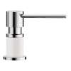 Lato Soap Dispenser - Chrome/White, 402307