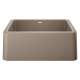 Ikon SILGRANIT 27" Single Bowl Apron-Front Farmhouse Sink - Truffle, 402318