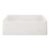 Ikon SILGRANIT 33" Double Bowl Apron-Front Farmhouse Sink with Low Divide - White, 402324