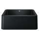 KA-402531 Ikon 27" Apron Single Bowl Sink Kit in Coal Black