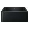 Ikon SILGRANIT 27" Single Bowl Apron-Front Farmhouse Sink - Coal Black, 402531