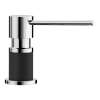 Lato Soap Dispenser - Chrome/Coal Black, 402574