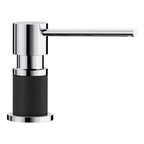 Lato Soap Dispenser - Chrome/Coal Black, 402574