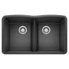 KA-440184 Diamond Equal Double Bowl Sink Kit in Anthracite